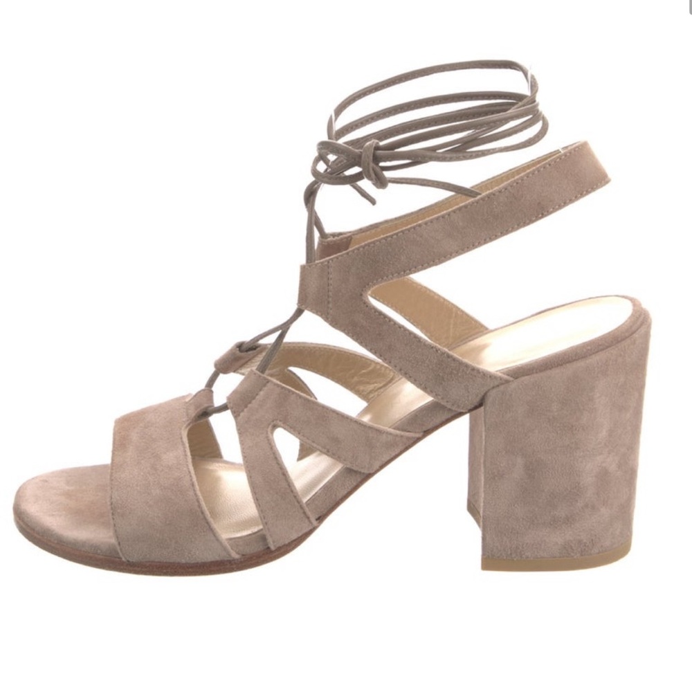 Stuart weitzman tie up sandals